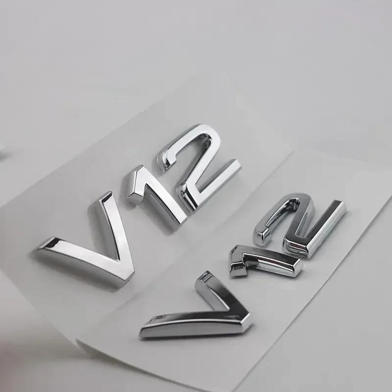 2 шт. Значок V6T V8T ABS 3D наклейка-листок V10 V12 боковая наклейка для автомобилей A4L A5 A6L A7 Q3 Q6 Q7 наклейка для смены модели