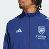 Adidas Arsenal SS24 Outdoor Casual Zip Jacket With Brand Logo Print Men Jacket Night-Sky-Blue IT2225