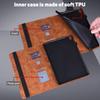 Подходит для ipad 10.9 2026 плоский кожаный чехол mini6 ретро чехол с тиснением в виде цветка павлина с держателем для карт