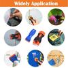 Car Glass Scraper with Blades Window Sticker Remover Auto Squeegee Tool for Ceramic Hob Razor Blade Cleaner