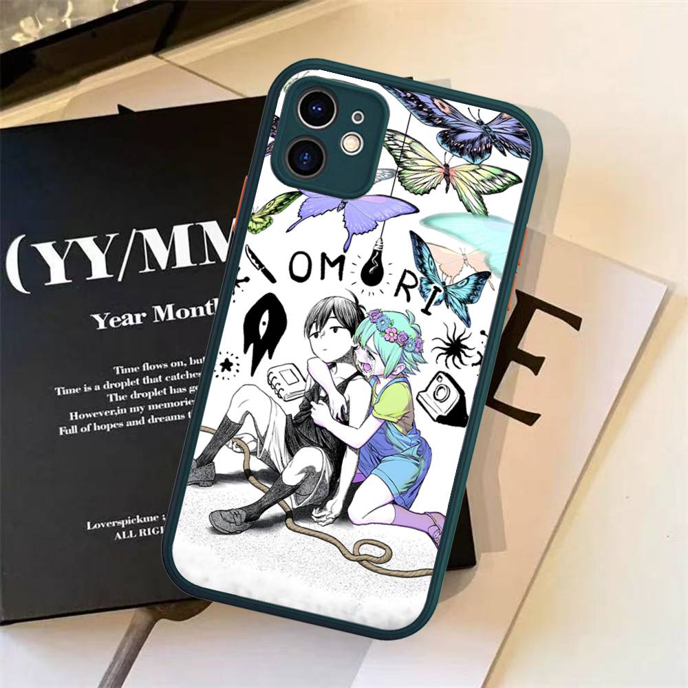 Игровой силиконовый чехол Omori для iPhone 16 15 14 13 12 11 Pro Max Plus X XS MAX Ударопрочный матовый чехол