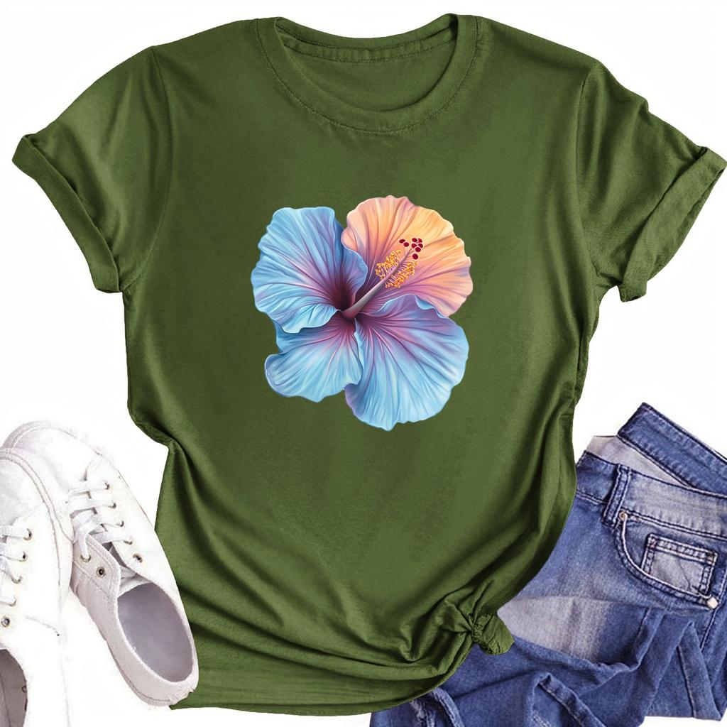 T Shirts Short Sleeve Tees For Women Fashion Tops Lightweight Soft Casual Summer Outfits Clothes