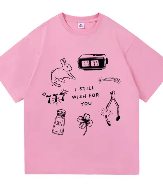 Lucky Charm Collage Tshirt Wishbone Album Conan Gray Kid Krow 2025 Unisexunisex Clothing Harajuku High Quality Tops Cotton Tshirts