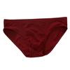 Men Briefs Low-rise Elastic Waistband Ice Silk Briefs Solid Color Ice Silk Summer Thin Panties High Elastic Underwear