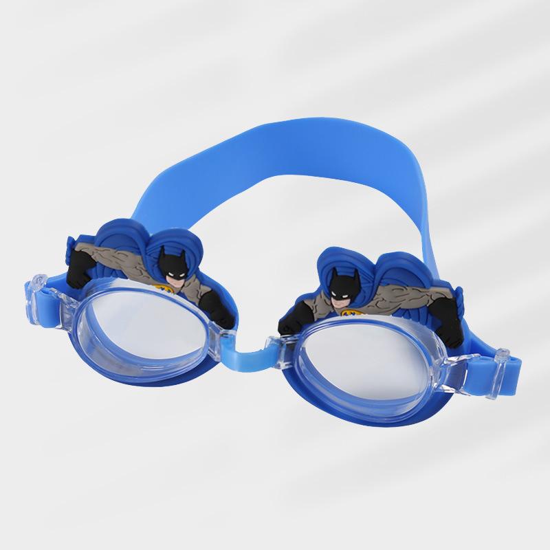 Детские милые мультяшные очки для плавания, водонепроницаемые очки для бассейна, противотуманные очки для водного спорта, дайвинга, серфинга, очки с берушами