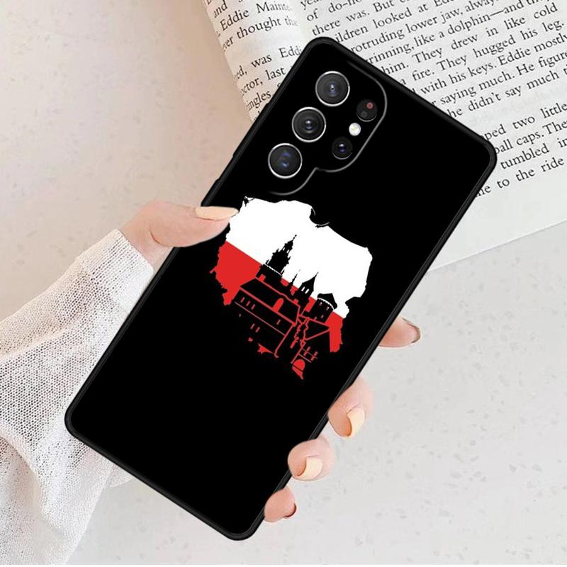 Poland Polish Flag Phone Case For Samsung Galaxy S25 S23 S30 S8 S21 S20 FE S24 S22 Note 10 20 S8 Plus lite Ultra