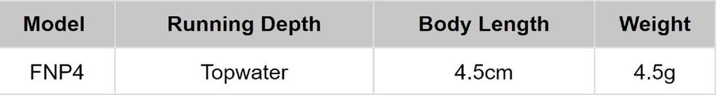 Rapala X-Light Pop Floating Lure FNP04/BAP (8674)