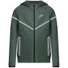 Nike Спортивная толстовка Tech Fleece с принтом из букв на молнии для детей Худи Винтажно-зеленый FZ5433-338