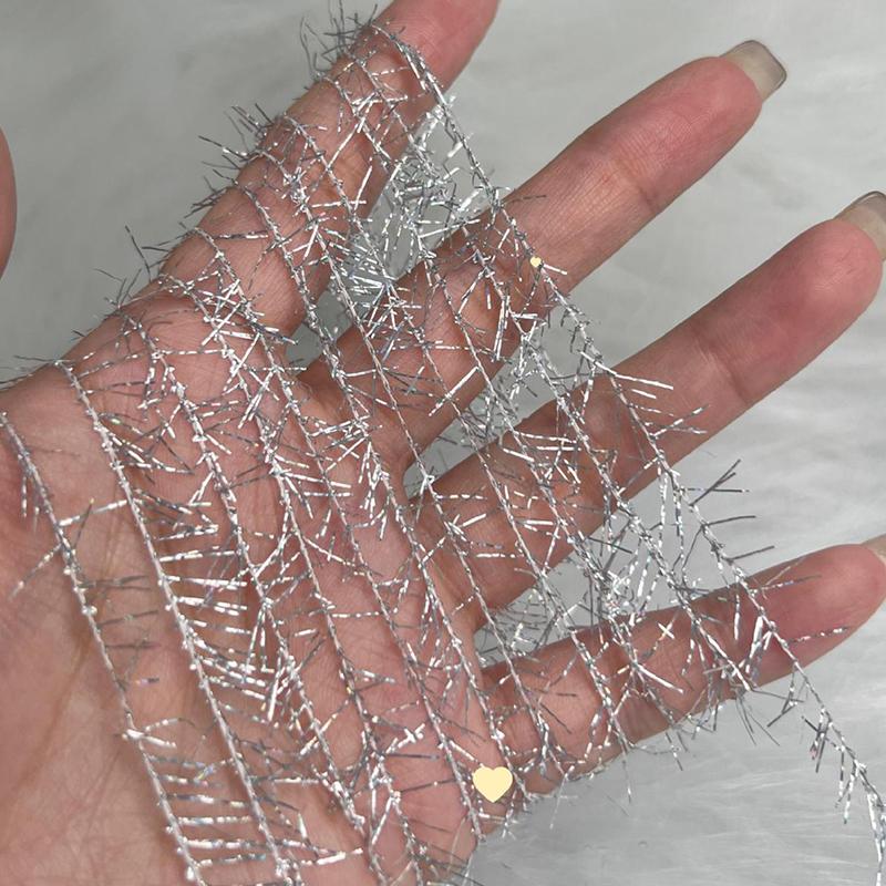 50 г/рулон пряжа для вязания своими руками блестящие декоративные аксессуары стеклянная пряжа швейные принадлежности для свитера шапки шарфа перчаток