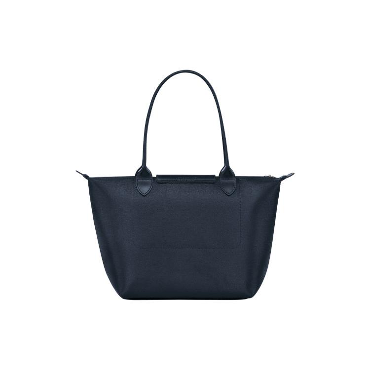 New LONGCHAMP Le Pliage City Cow Leather Portable Crossbody Bag, Shoulder Bag Women's Marine Blue 2605HYQ556