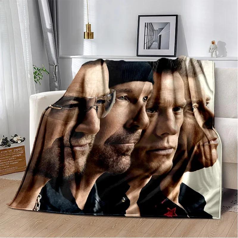 U2 Rock Bang Bono одеяло с 3D принтом, мягкое одеяло для дома, спальни, кровати, дивана, пикника, путешествий, офиса, отдыха, одеяло, детское одеяло