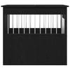 Dog Crate Furniture Black Oak 64.5 x 80 x 71 cm Engineered Wood