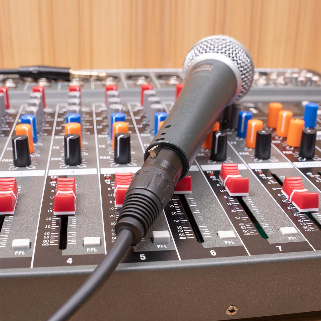 6,35 TRS стерео штекер - XLR гнездовой микрофонный микшер аудиокабель с защитой от помех поддерживает 48 В