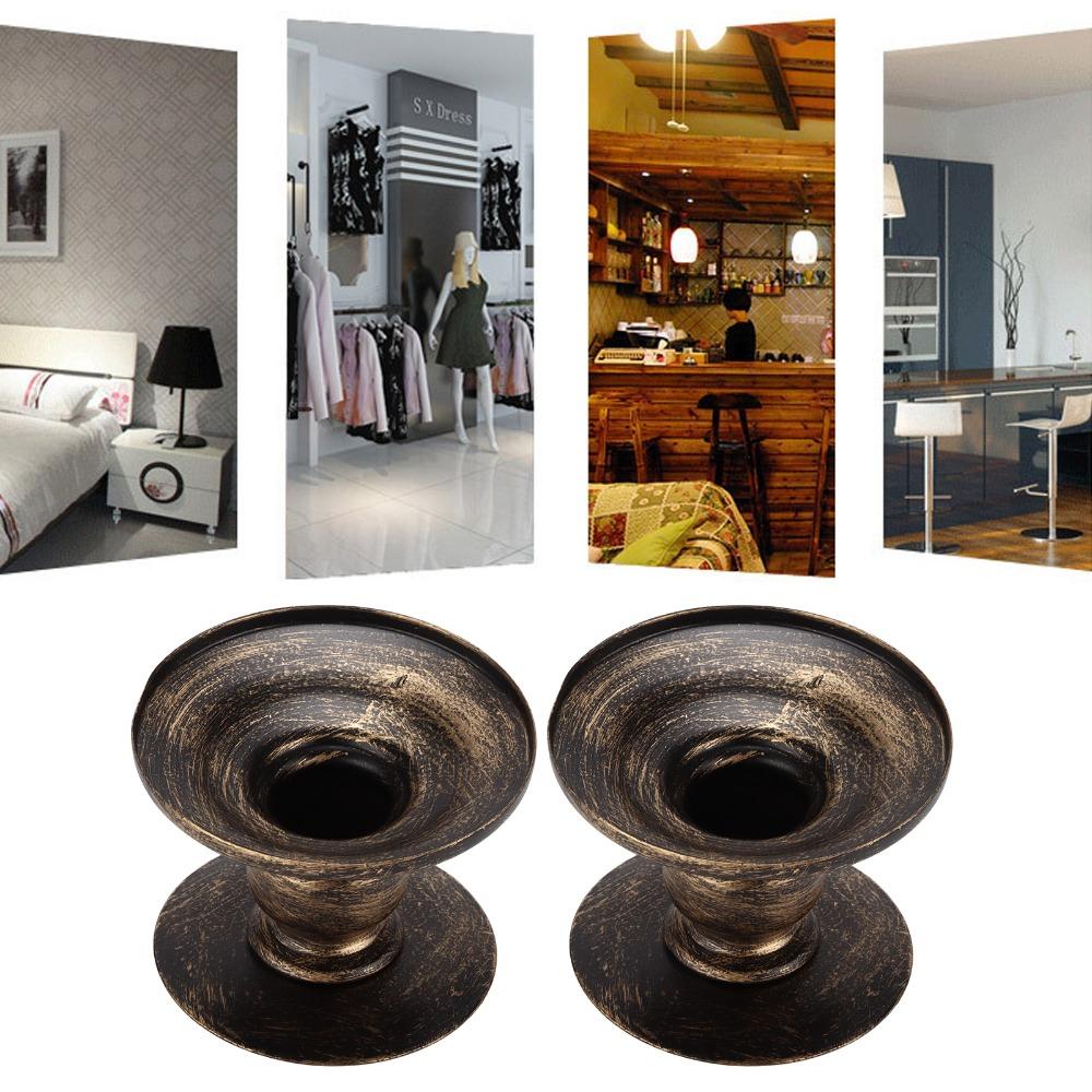 Iron Iron Candlestick Stand Reversible Candlestick Holders Pillar Candle Holders For Party