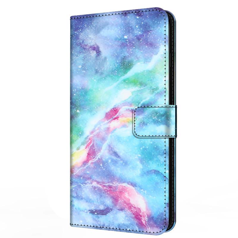 Кожаный чехол-книжка для Samsung A25 Кошелек Подставка Обложка-книга для Galaxy A15 4G 5G Магнитный Цветок Прекрасный A14 A34 A54 5G M13 4G