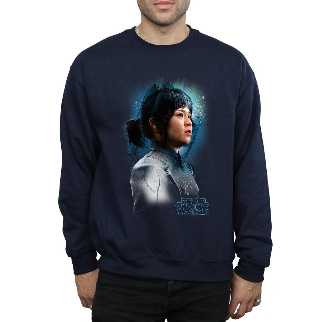 Star Wars Mens The Last Jedi Rose Tico Brushed Sweatshirt