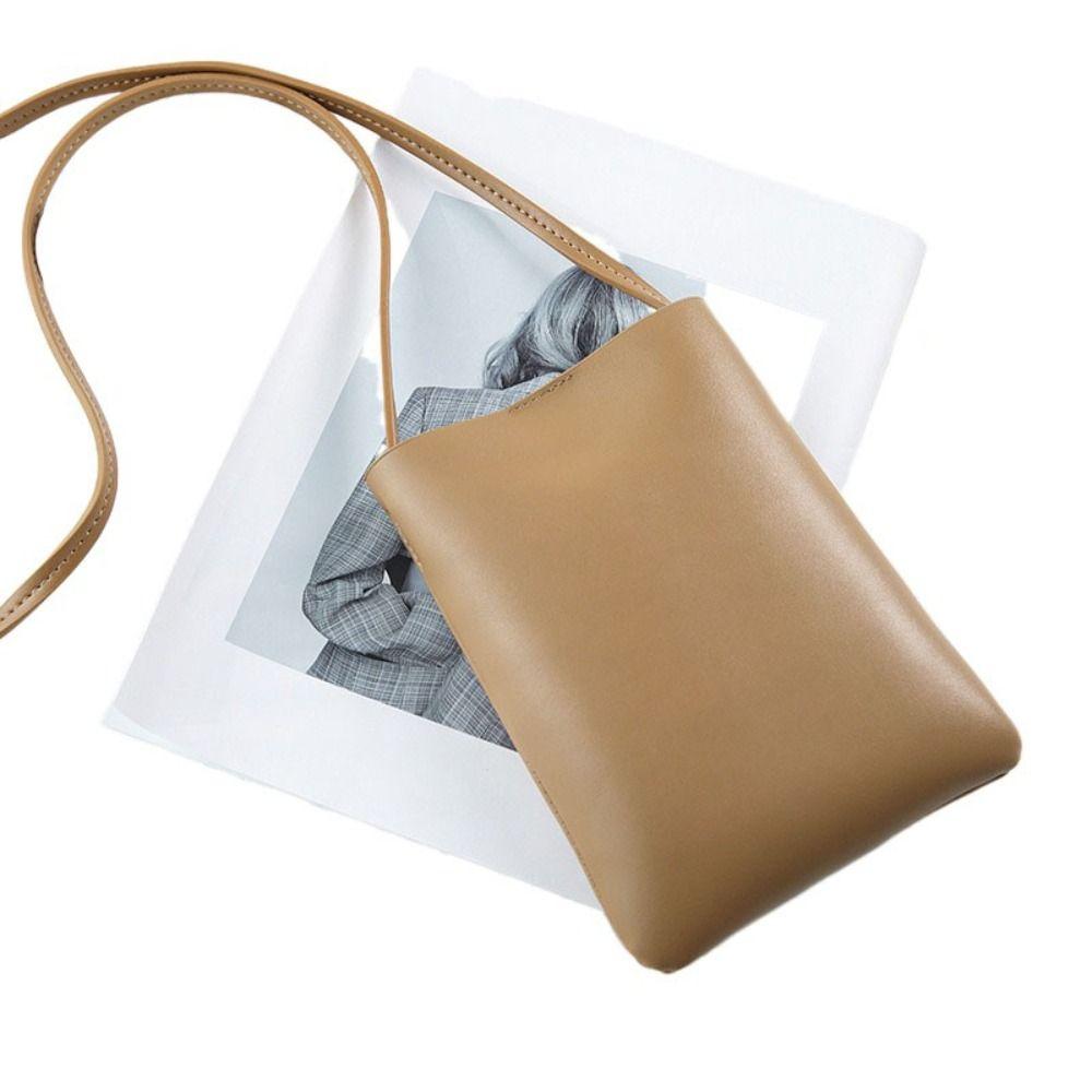 Карманный чехол для мобильного телефона, сумка-кошелек на одно плечо, кожаный чехол для телефона для женщин