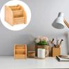 Wooden Creative Desktop Drawer Varnished Wood Multifunctional Shelf  Office Supplies