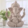 Sandstone Ganesha Buddha Elephant Statue Sculpture Handmade Figurine Miniatures Home Decoration Accessories Desk Crafts