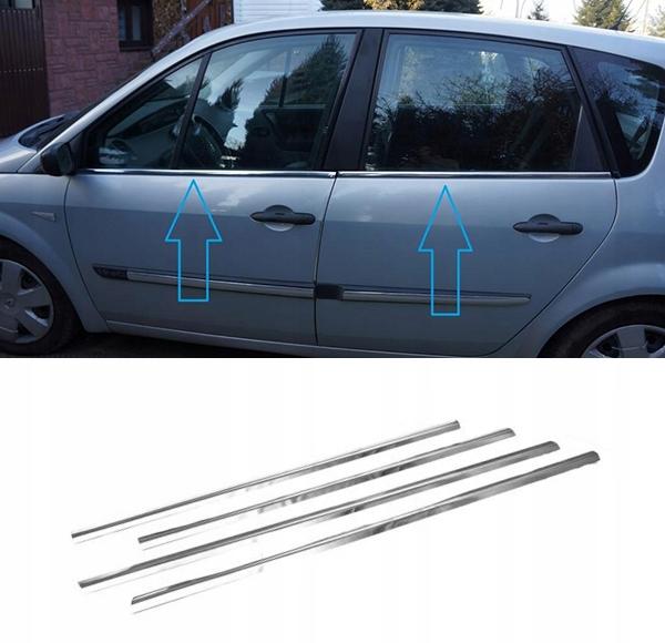 Renault SCENIC Grand - CHROME SIDE WINDOW MOULDS