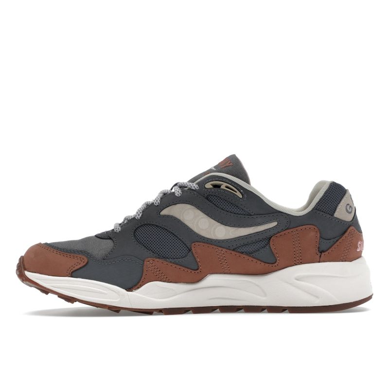 SAUCONY Grid Shadow 2 Secure Pack Unisex Sneakers Grey Brown S70807-3