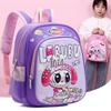 Eyecatching Hard Shell Backpack For Children With Playful Characters Cartoon