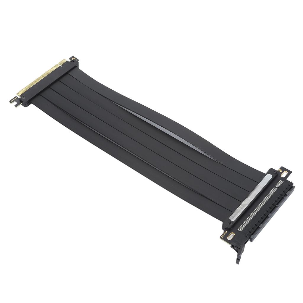 Гибкий удлинительный кабель PCIe 4.0 X16 для видеокарты, 16X, высокоскоростной, с углом 180 градусов, экранированный