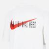 Nike Футболка С Принтом Логотипа Свободного Кроя Детские Топы Белый HJ3962100