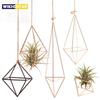 Iron Geometric Macrame Pot Pocket Wall Boho Courtyard Home Decor Gardening Green Plant Hanging Stand Air Plant Holder Home Decor