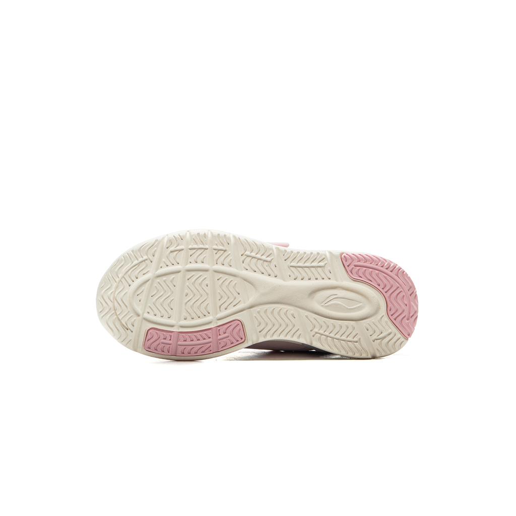 Li Ning Kids Fashion Comfortable Shock Absorption Rebound Low-Top Casual Shoes Kids Casual Shoes Pink YKNU118-2