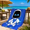 Пляжное полотенце Astro Bot «Космическое приключение», быстросохнущее, простое в уходе, подходит как для фитнеса, так и для пляжного отдыха, Спортивный незаменимый аксессуар