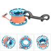 KEEP DIVING Aviation Aluminum Finger Reel Clip Scuba Diving Tech Spool 15m Line(Blue)