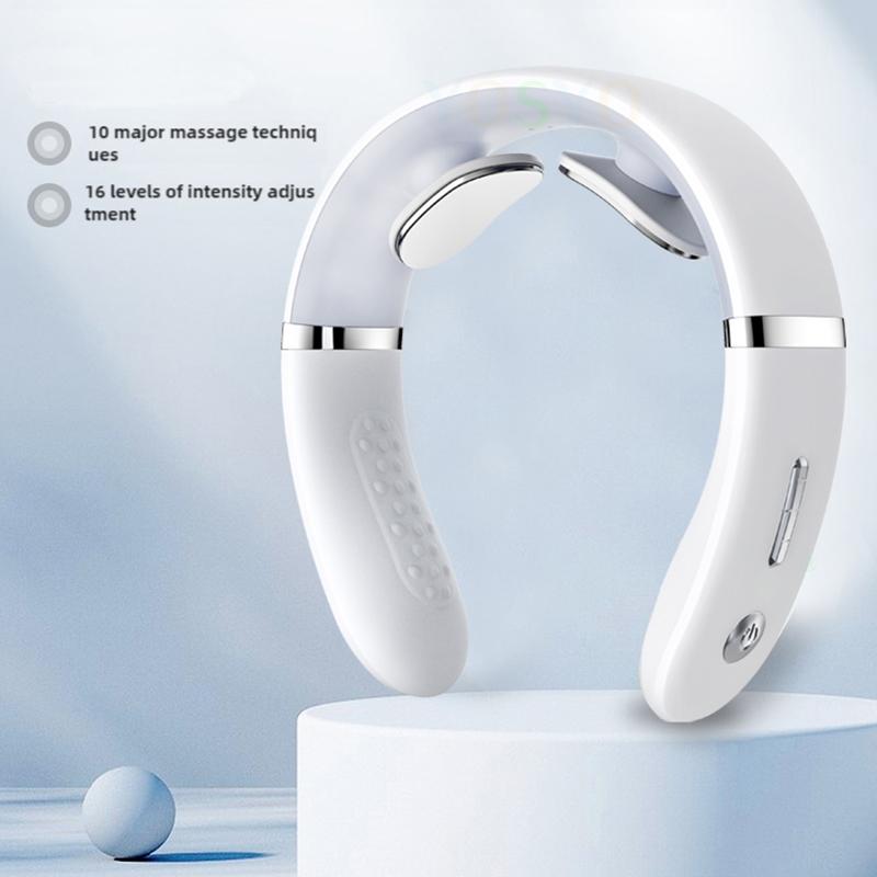 Portable Neck Shoulder Massager Adjustable Deep Tissue Massage for Pain Relief and Relaxation Mini Cervical Massager