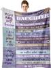 Yamco Son Gift Blanket  Birthday Gifts for Son Throw Blankets x   Sons Presents from Mom Dad  Sons Fathers Day Christmas Wedding