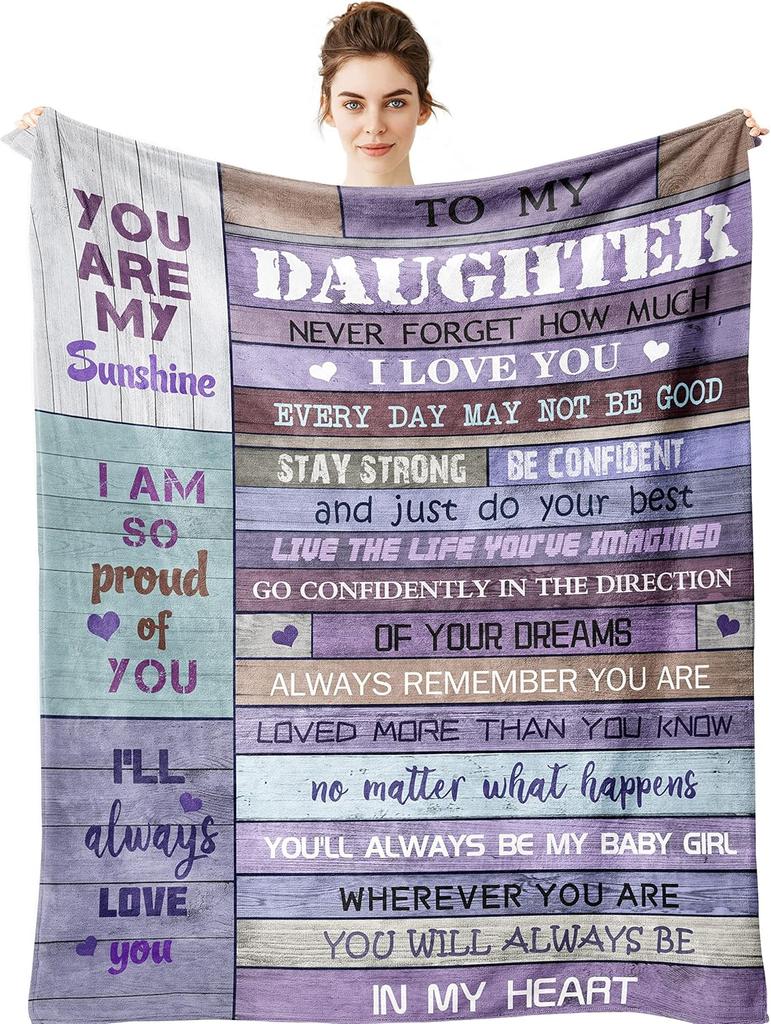 Yamco Son Gift Blanket Birthday Gifts for Son Throw Blankets x Sons Presents from Mom Dad Sons Fathers Day Christmas Wedding