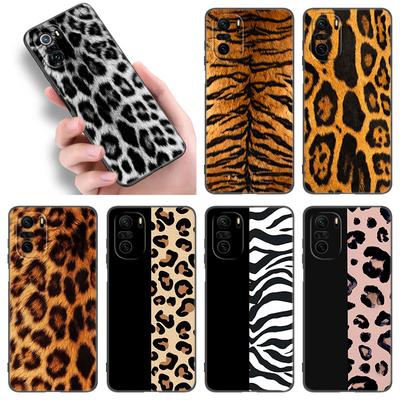 Чехол для телефона с леопардовым принтом для Xiaomi POCO F2 F3 M2 M3 M4 X3 X4 Pro NFC F4 GT 5G F1 X2 C3 C31 C40 M5S, мягкий черный чехол из ТПУ