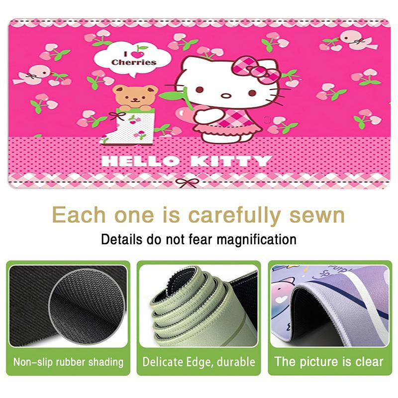 1 шт. Компьютерная подставка Hello Kitty на тему вишни с ярким принтом, Коврики для мыши для стола 118
