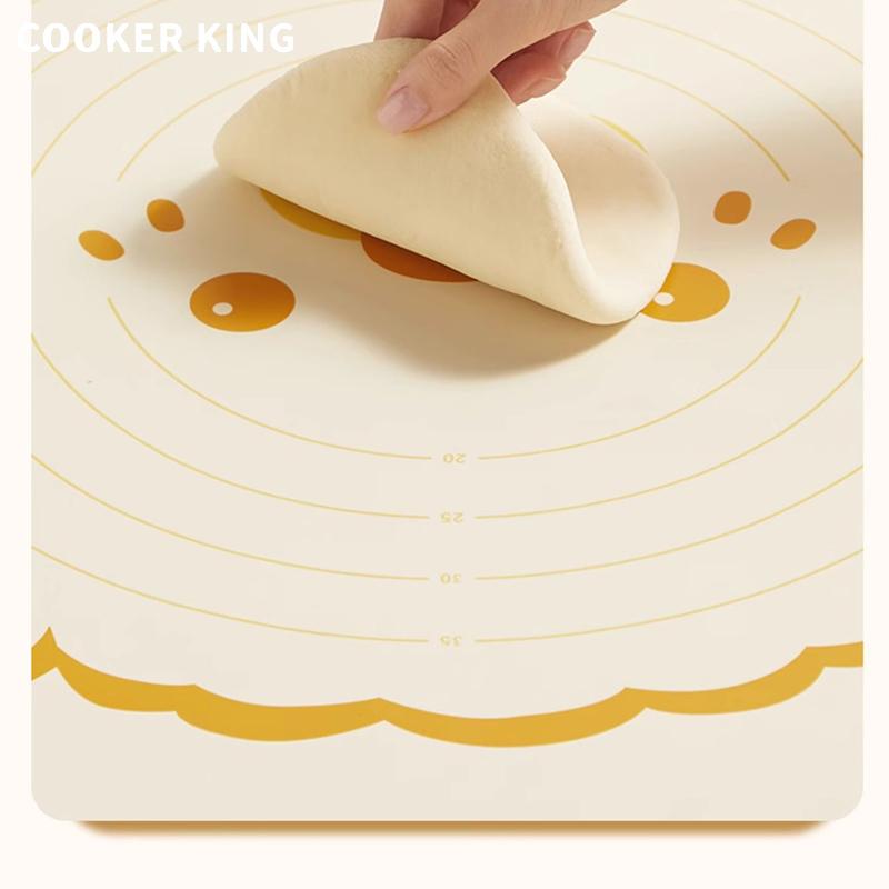 Cooker King 60/70/80cm Kneading Pad Thickened Food Grade Silicone Panel Pastry Rolling Pad And Dough Pad Home Baking And Panel