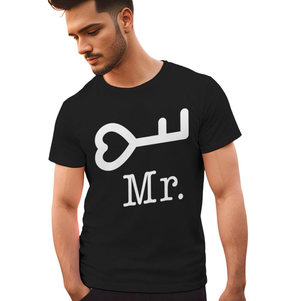 Забавная футболка с принтом Замок и Ключ для пары, matching t-shirt, Мужская Женская, Футболка на годовщину свадьбы, Модная, с коротким рукавом, Подарок на День Святого Валентина, Streetwear
