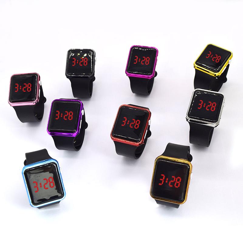LED Electroplated Square Watch for Students, Adults & Couples - Cool Sunglasses Design