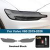 Защитная пленка PPF из ТПУ с защитой от царапин для фар автомобиля Volvo V60 2014-2026, комплект защитной пленки из винила, предварительно вырезанный, высокоглянцевый, дымчато-черный