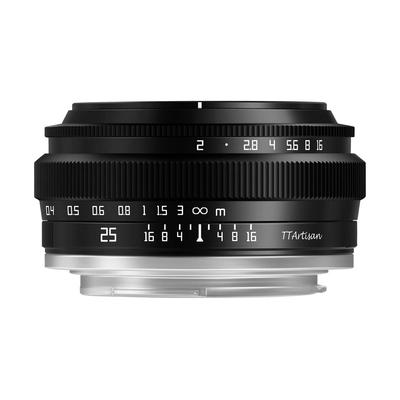 TTArtisan 25 мм C Micro Four Thirds объектив черный Masterpiece Optics год гарантии f/2 (2 включены) ()