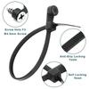 Heavy-Duty Nylon Screw Hole Cable Ties-Adjustable Self-Locking Straps for DIY & Industrial Fastening,Multipurpose Cord Organizer