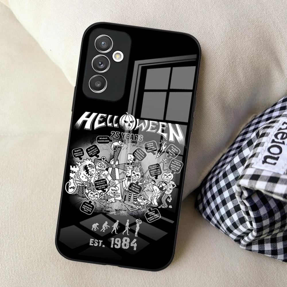 Helloween Band Phone Case For Samsung S24 Ultra S23 S22 S25 S20 Fe S21 Plus A54 A34 A24 A53 A13 A16 Glass Cover
