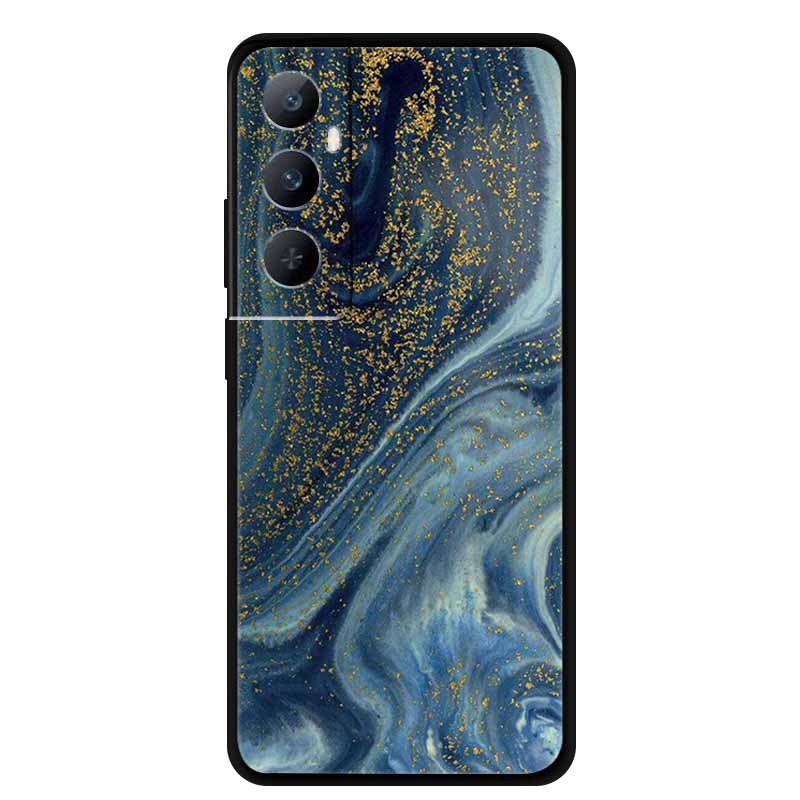 Чехол для Realme C65 4G Global C 65 с мраморным узором, задняя крышка, мягкий силиконовый протектор-щит TPU, Funda для RealmeC65 Capa