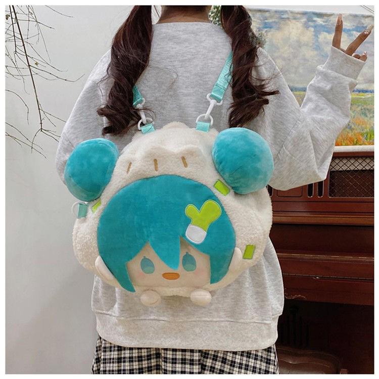 Hatsune Miku Anime Itabag: Cute Plush Doll Backpack for Students