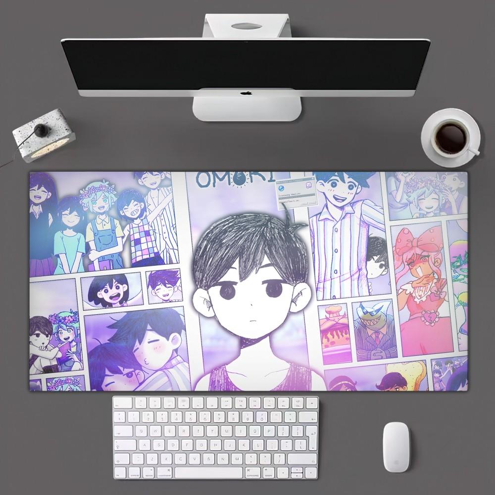 Cute Cartoon Omori Game Mousepad Mousepad Gamer Mouse Pad Size For Office Long Table Mat