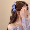 Заколка-бабочка для волос Цветок и бабочка Заколка для волос Гавайские цветочные аксессуары для волос для пляжа, свидания, вечеринки, улицы