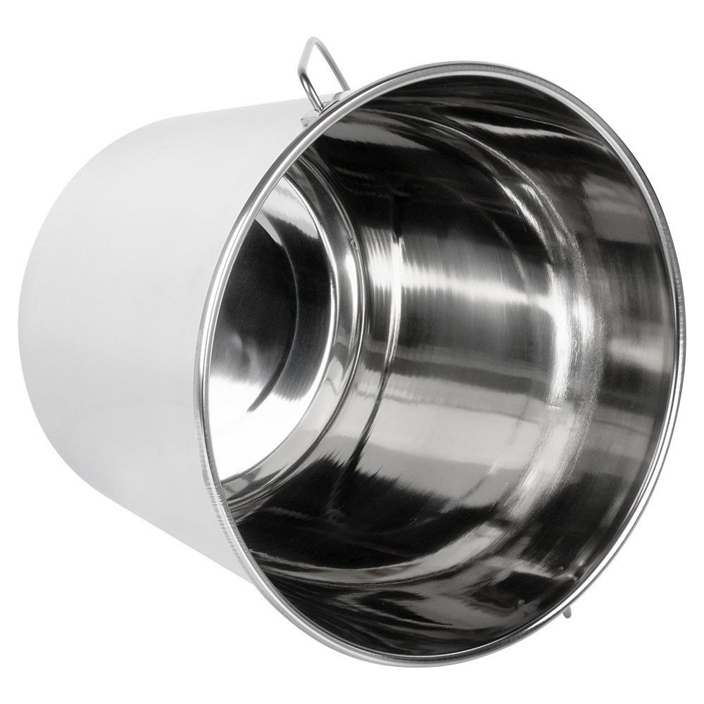Orion Stainless Steel Bucket with Handle, 12 L, 27 x 27 cm