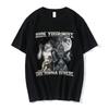 Fun Meme Wolf T-shirt for Men and Women, Hip-hop Fashion T-shirt, 100% Pure Cotton Casual T-shirt